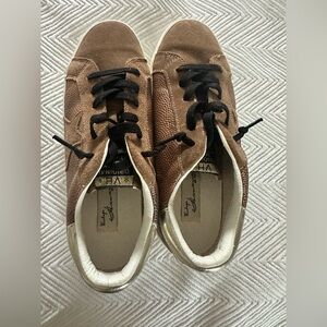 Vintage Havana Brown Suede Sneakers